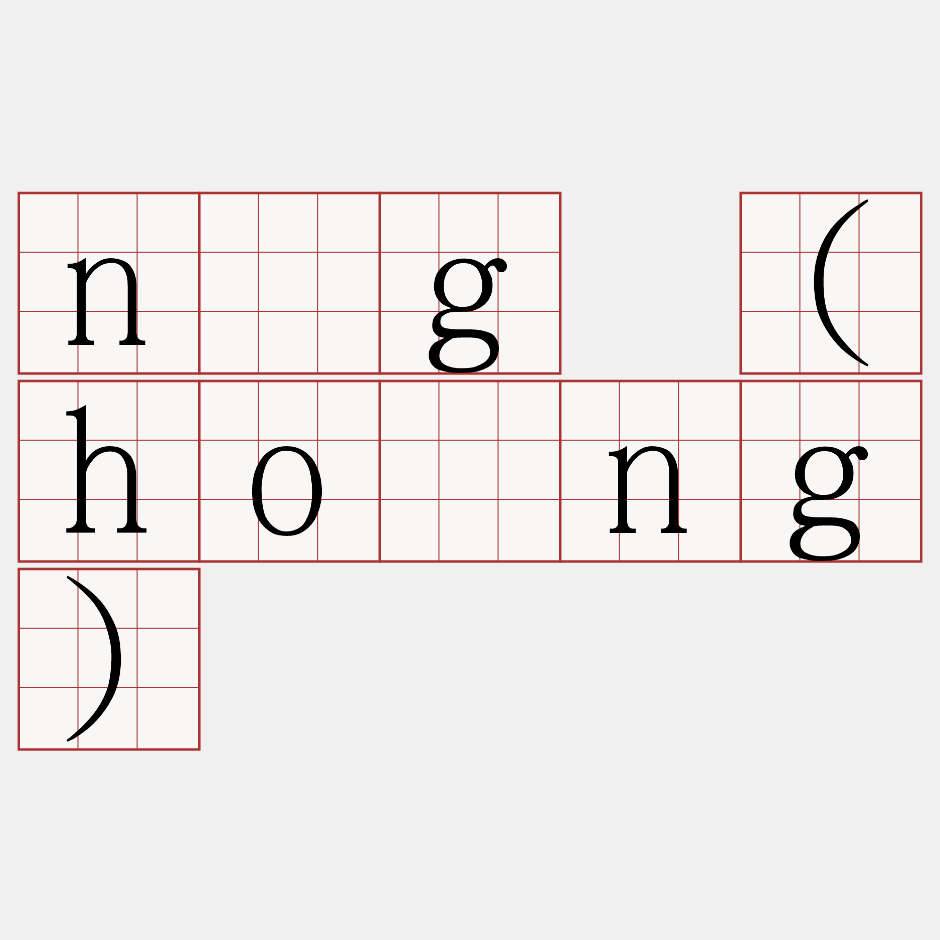 n̂g (hông)